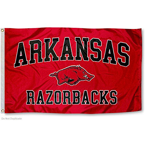 Arkansas Razorbacks University Large College Flag
