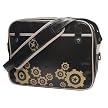 Cevan Metro by Allen Ave. Stars and Gears Diaper Bag - Black