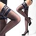 Coromose® Sexy Lace Top Silicone Band Thigh High Stockings(Sapphire)