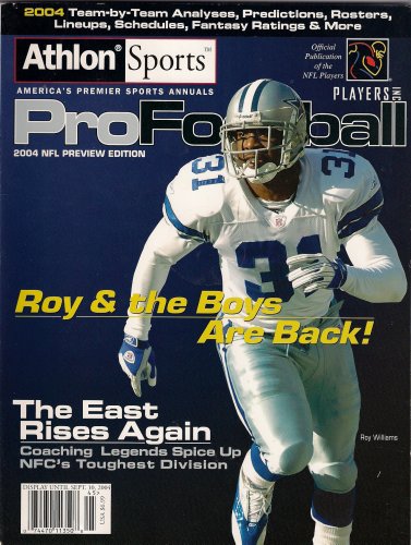 ROY WILLIAMS DALLAS COWBOYS ATHLON SPORTS MAGAZINE NFL 2004!