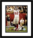 Michael Strahan New York Giants NFL Framed 8x10 Photograph Super Bowl XLII Flexing
