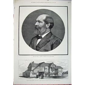 1881 James Garfield President Long Branch America Art