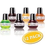 Amoretti 12 Pack Martini Cocktail Mix (4 fl oz)(Blueberry, Cosmopolitan, Lemon Drop, Passion Fruit, Pomegranate, Sour Apple)