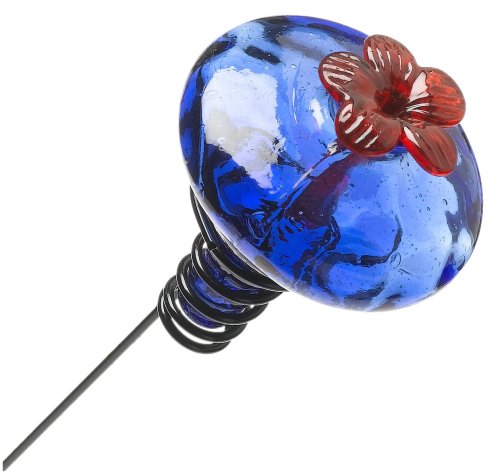 MiniBlossom Hummingbird Feeder Blue on Stake