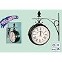 VICTORIAN STYLE WALL CLOCK/ DOUBLE SIDED/ BRAND NEW