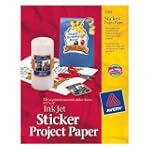 Avery Sticker Project Paper, White, 8...