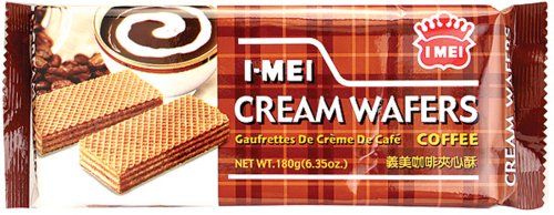 I Mei Cream Wafers, Coffee, 6.35-Ounce Bags (Pack of 24) by Coffee Wafers