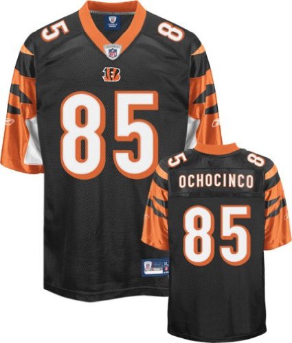 Chad Ochocinco Johnson Bengals Black Reebok Premier Jersey