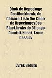 Choix de Rep Chage Des Blackhawks de Chicago: Liste Des Choix de Rep Chages Des Blackhawks de Chicago, Dominik Ha Ek, Bruce Cassidy CHAGE