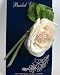 Bridal Elegance Satin Organza Diamond Rose Artificial Flower
