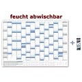 Jahresplaner Wandplaner 2014 Set mit 4 farbigen Folienstiften, abwischbar, im extra gro�en Format von 100 x 70cm mit einseitiger Folienkaschierung. Wandkalender in bester Material und Druckqualit�t mit Ferienterminen / Feiertagen aller Bundesl�nder und Jahresvorschau 2015 und 2016
