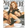 Premiere Magazine September 2000 Drew Barrymore, Cameron Diaz and Lucy liu cover-Charlies Angels book cover