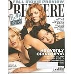 Premiere Magazine September 2000 Drew Barrymore, Cameron Diaz and Lucy liu cover-Charlies Angels book cover