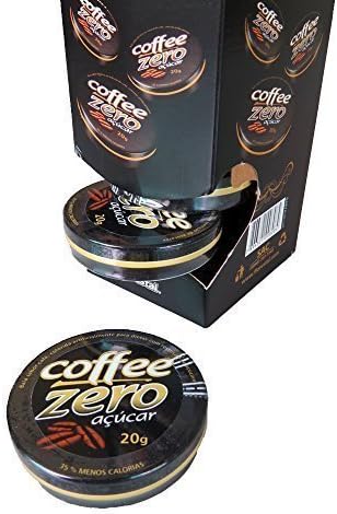 The Coffee C&amp;y Store Brazilian Coffee Zero Sugar Display, 10 Tins by The Coffee Candy Store