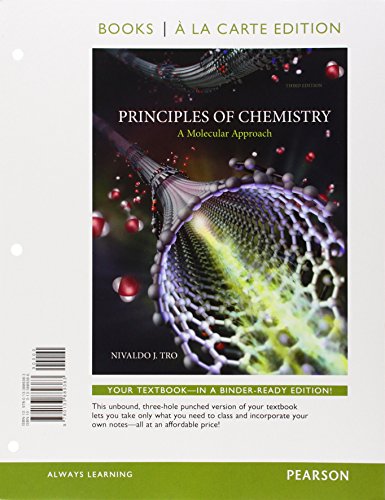 principles of chemistry a molecular approach books a la carte plus masteringchemistry with etext access card