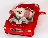 Dog Bed - Red Furrari Sportscar Dog Bed - 32 x 18