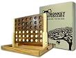 Monkey Pod Games Extra Large Wooden Four In a Row Game