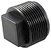 Caplugs QTP5Q1 Plastic Square Head Threaded Plug. TPN-5, PE-HD, To plug NPT thread size 3/8-18", Red (Pack of 600)