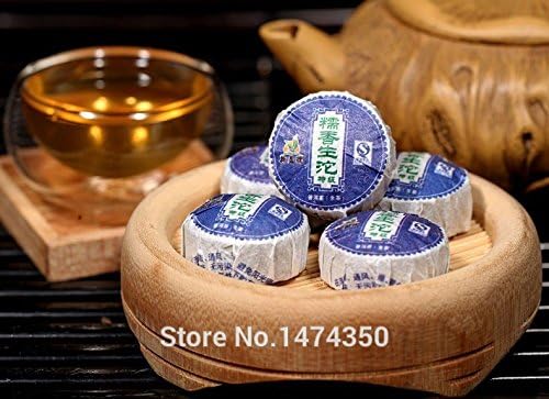 6pcs Glutinous Rice Flavor Raw Mini Pu Er Tea Yunnan Menghai China Brand Puer Quick Weight Loss Personal Care Puerh Food