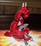 BAKUGAN VESTROIA NEW LOOSE NOVA 12 PYRUS RED BATTLE DAMAGED SCRAPER KLAWGOR 640G
