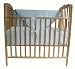 Baby : American Baby Company Heavenly Soft Minky Dot 3 Piece Porta-Crib Set - Blue