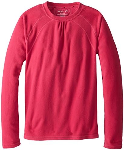Terramar Girl's Micro Polyester Fleece Crew Top