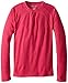 Terramar Girl's Micro Polyester Fleece Crew Top