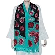 Long Silk Scarf Summer Accessory 22 X 72 inches