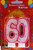 Eigenschaften Die Ideenwelt / Geburtstagskerze 60. Geburtstag