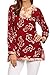 Sakkas Callie Anchor Long Sleeve Cotton Tunic Blouse