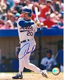 Howard Johnson (New York Mets) autographed 8x10 Photo (Batting) Image #1