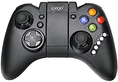 Ubest iPega Black 9021 Multimedia Wireless Bluetooth Game Controller for iPhone iPad Android Phone Tablet PC TV BOX Gamepad Joystick W100197 (Black 9021 Bluetooth Controller)