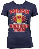 Polish Drinking Team Juniors T-shirt, Na Zdrowie Polska Poland Pride Juniors Shirt