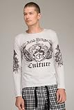 Juicy Couture Acid Rings Light Grey Long Sleeve T-Shirt