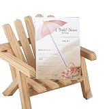 Hortense B. Hewitt Wedding Accessories, Item 71404, Beach Umbrella Bridal Shower Invitations, Pack of 25