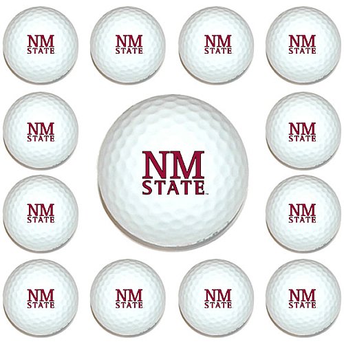 New Mexico Lobos Dozen Pack Of Golf Balls From Team Golf