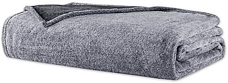 Woolrich Heathered Plush Full/Queen Blanket in Grey