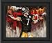 Pittsburgh Steelers Framed Ben Roethlisberger Pittsburgh Steelers Large Giclee 18 X 22 - Cherry