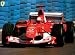 Formel 1 Ferrari Blue Tires - Auto Plakat Poster Druck