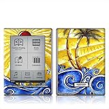 Ocean Fury Design Protective Decal Skin Sticker for Sony Digital Reader PRS-505 Models