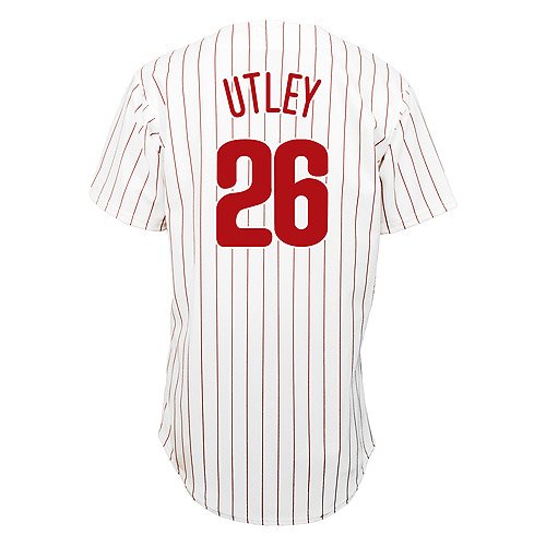 MLB Chase Utley Philadelphia Phillies Replica Home Jersey (Large)