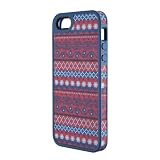 Speck Products FabShell Fabric-Covered Case for iPhone 5 - Retail Packaging - DigiTribe Pink/Blue