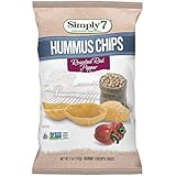 Simply7 Hummus Chips, Gluten Free, Roasted Red Pepper, 5-Ounce bags