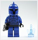 51OxaBmWflL. SL160  Waffen: LEGO Star Wars Figur   Senate Commando mit hellblauem Kristall & Waffe   genau wie abgebildet