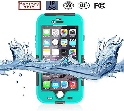 PhoneProof Ultra Slim Underwater Waterproof Shockproof SnowProof DirtProof Durable Full Sealed Protection Case Cover for iPhone 6 Plus 5.5"