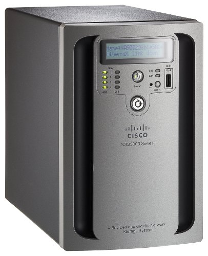 Cisco NSS3200-G5 NAS-System mit Festplatten 4x500GB (4-Bay, SATA, USB, Ethernet, Raid) sch Preisvergleich