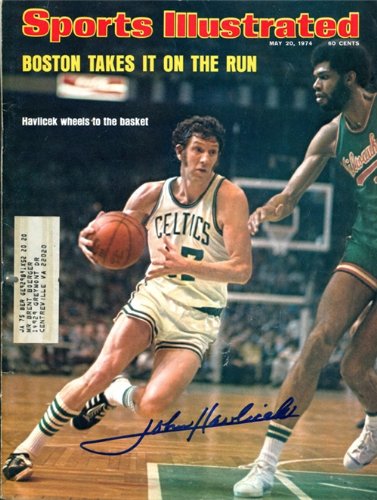 John Havlicek Autographed/Hand Signed Sports Illustrated Magazine - May 20, 1974