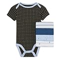 Infant's Circo® Short-Sleeve Bodysuits- 5PK Blue Multi
