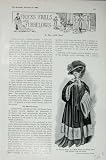 1907 FASHION VIYELLA GOLF WOMAN VELVET ERMINE CLOAK