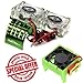 Powerhobby Traxxas Slash 4x4 Motor Cooling Fan/HeatSink Dual Twin Fan + Velineon VXL-3s ESC Cooling Fan Combo